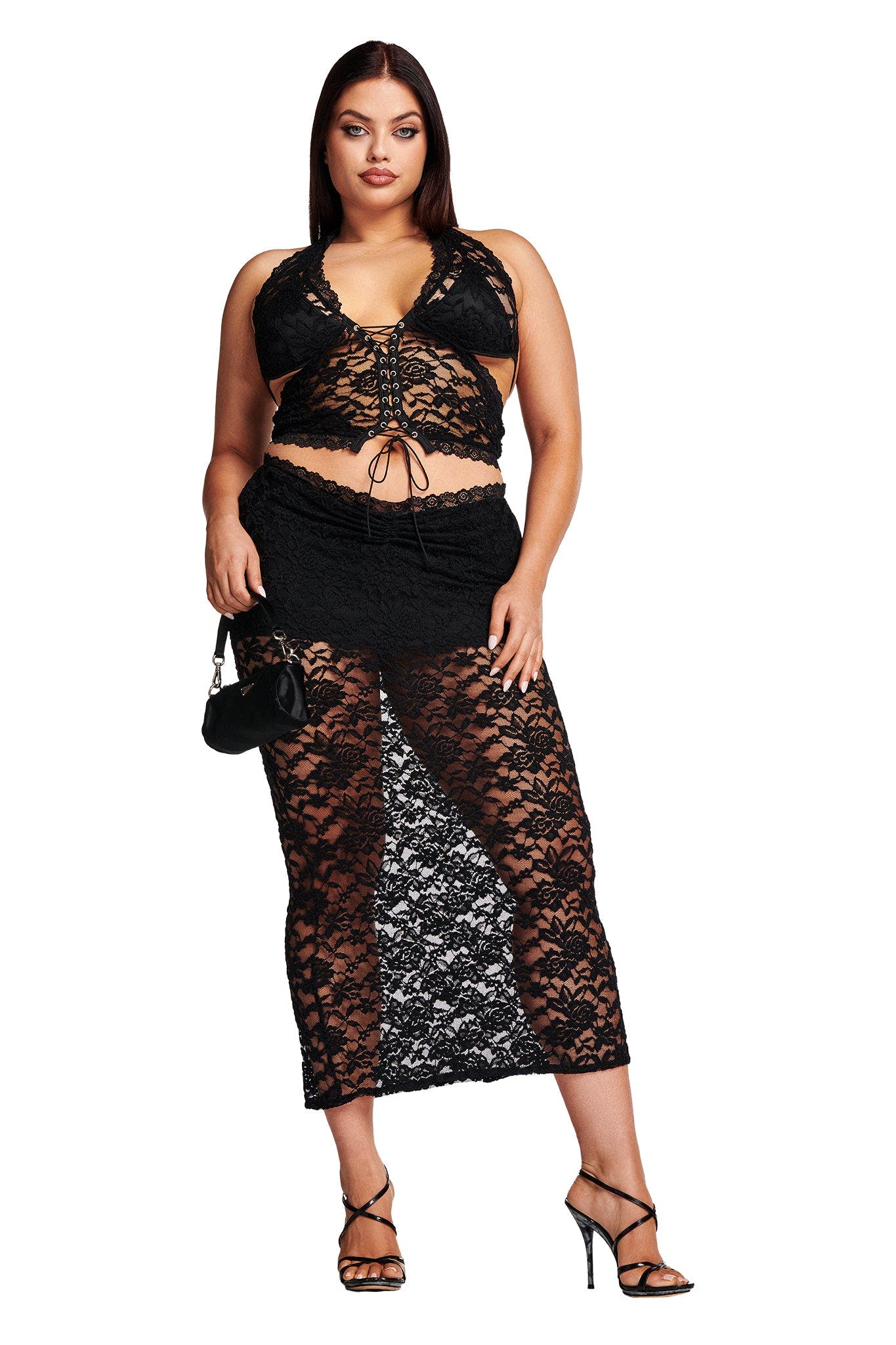 QUINN MAXI SKIRT - BLACK