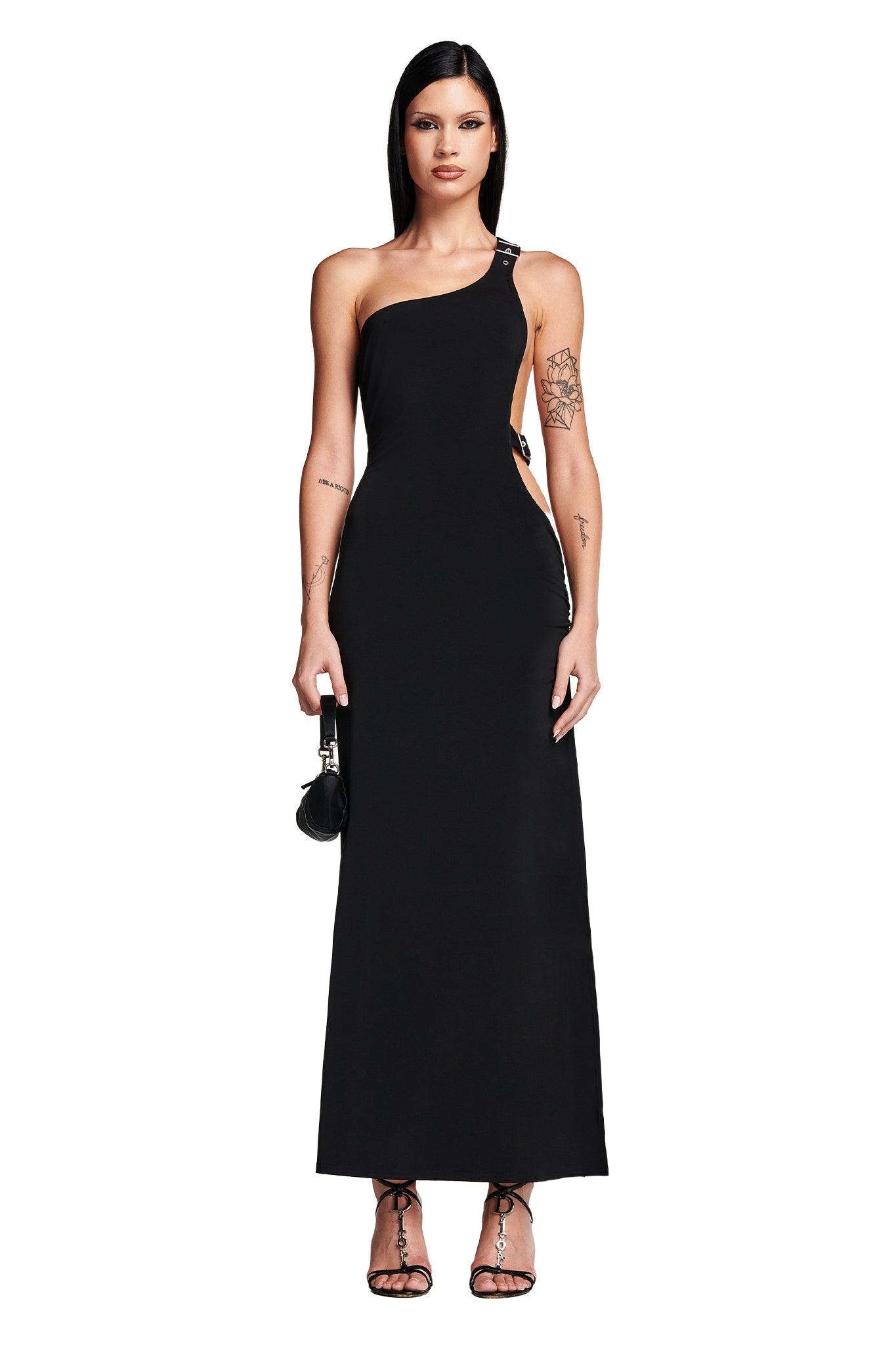 TIFFANIE MAXI DRESS - BLACK