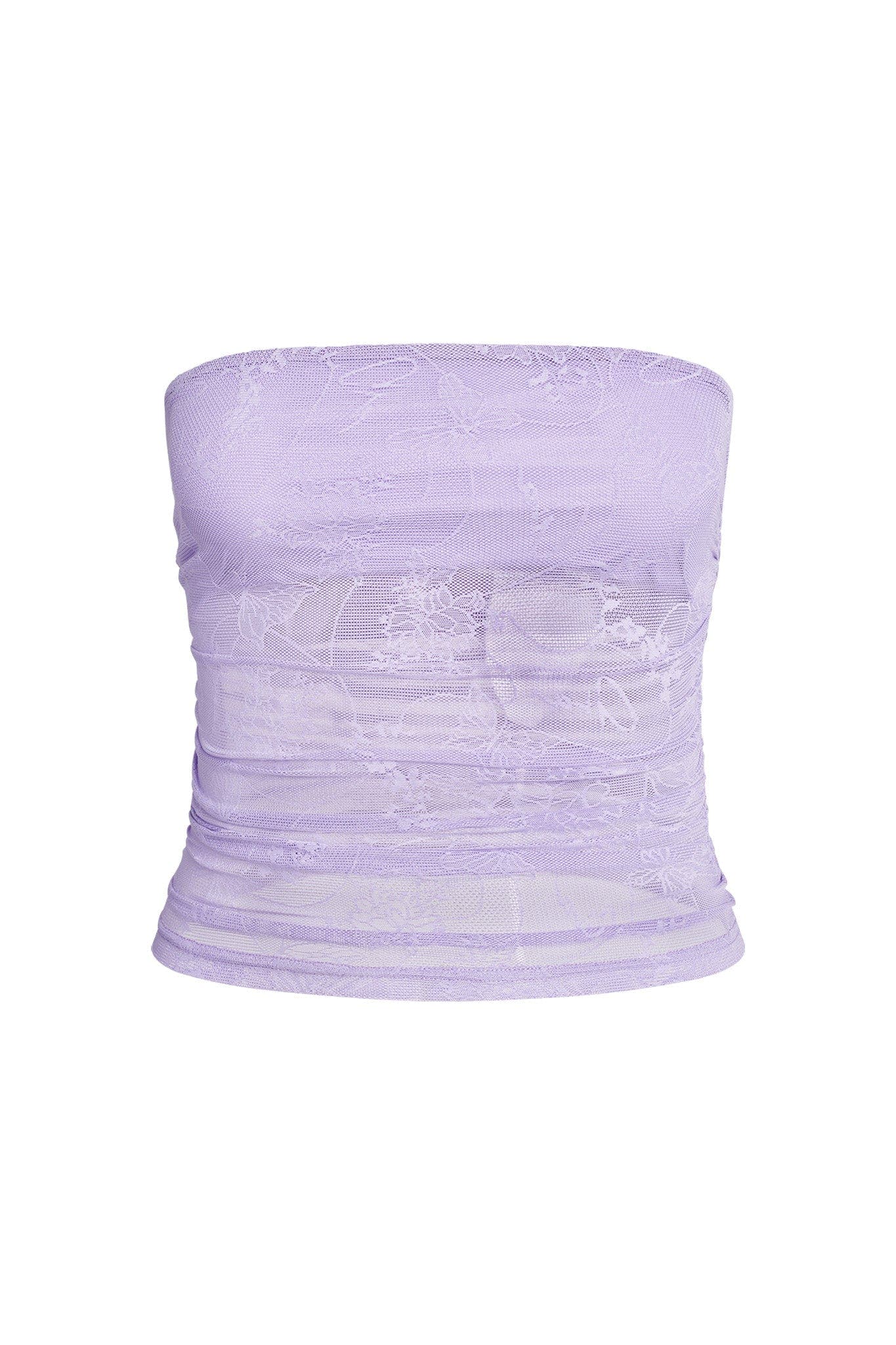 CATIRA TOP - PURPLE : BUTTERFLY LACE