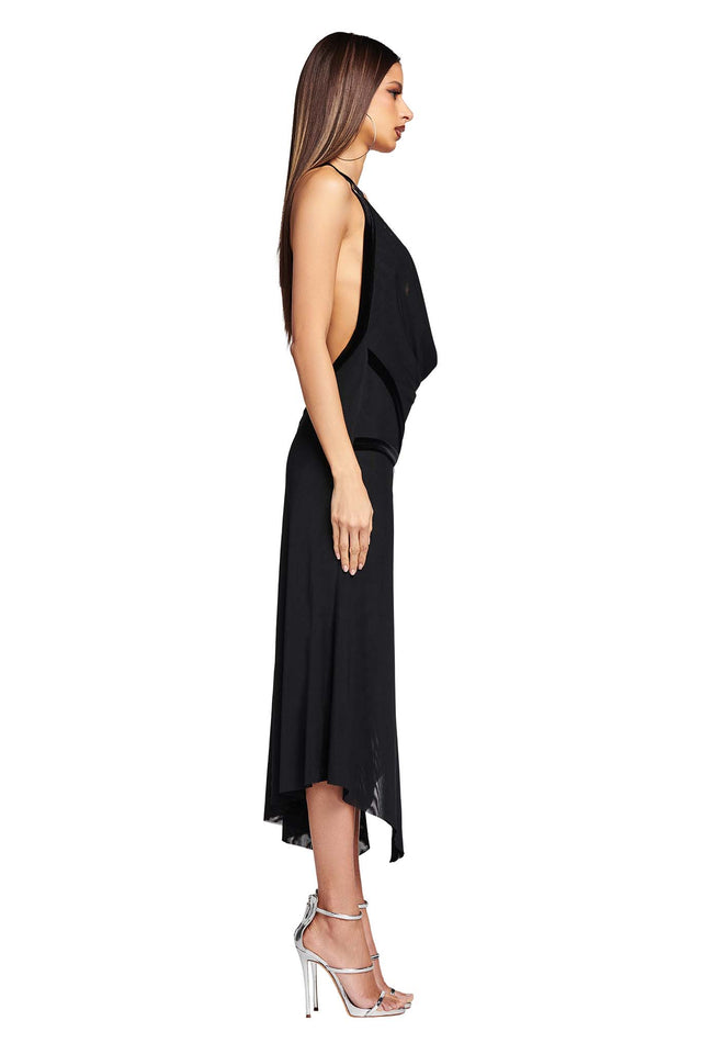 RUMI MAXI DRESS - BLACK