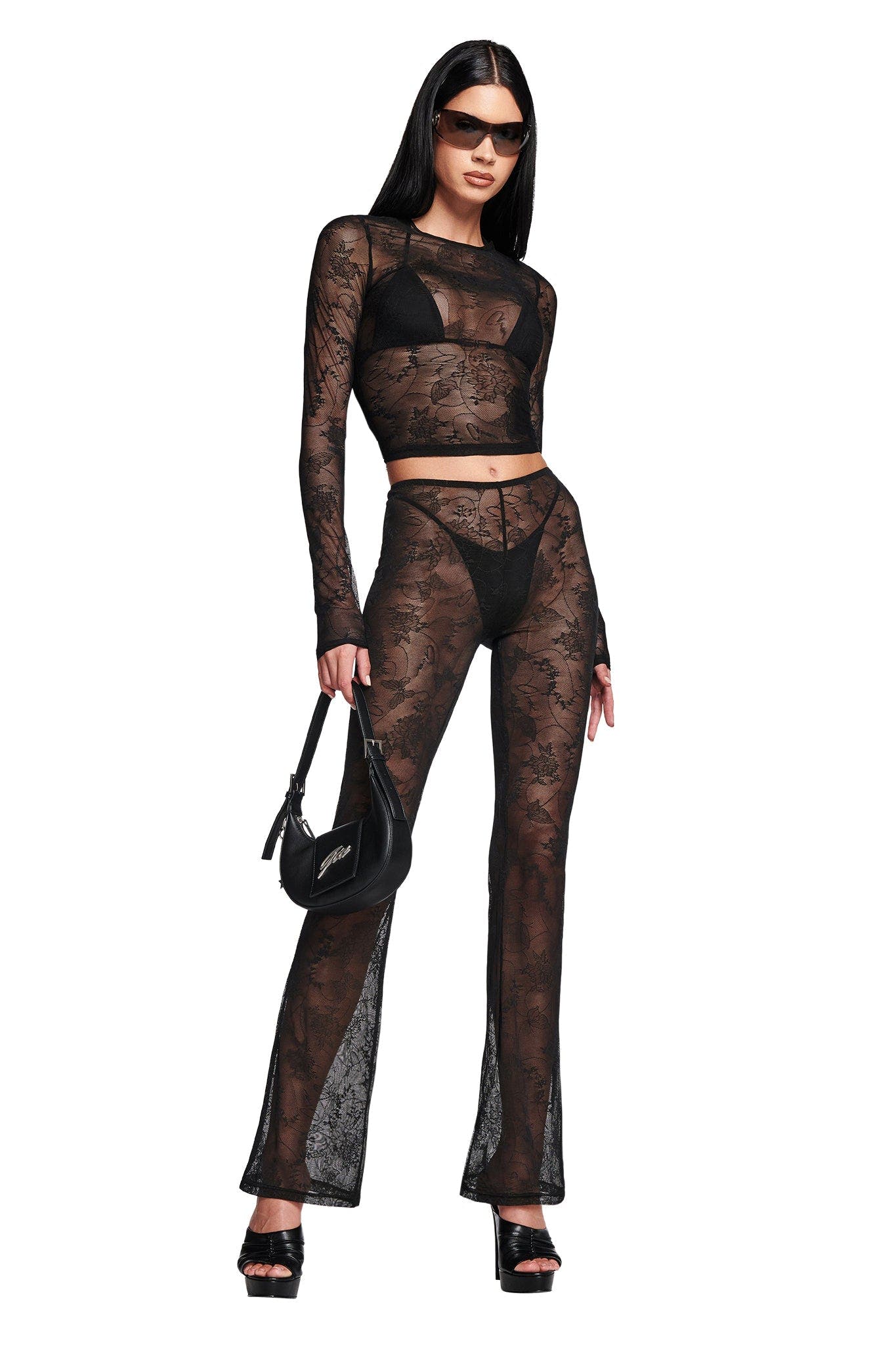 MISTEL PANT LACE - BLACK : BUTTERFLY LACE