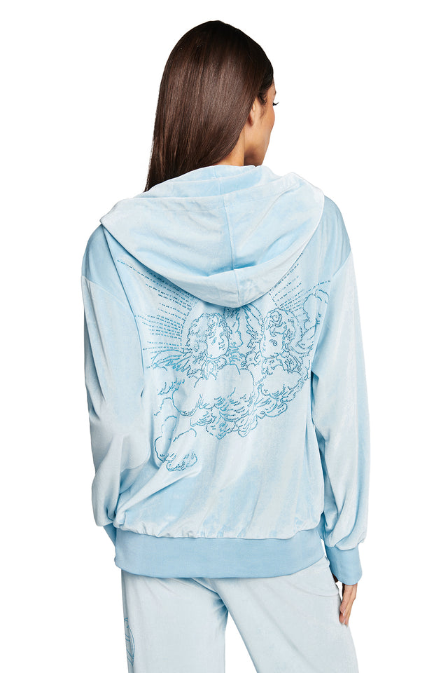 DARIA HOODIE - BABY BLUE