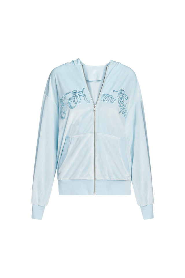 DARIA HOODIE - BABY BLUE