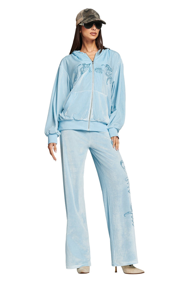 DARIA HOODIE - BABY BLUE