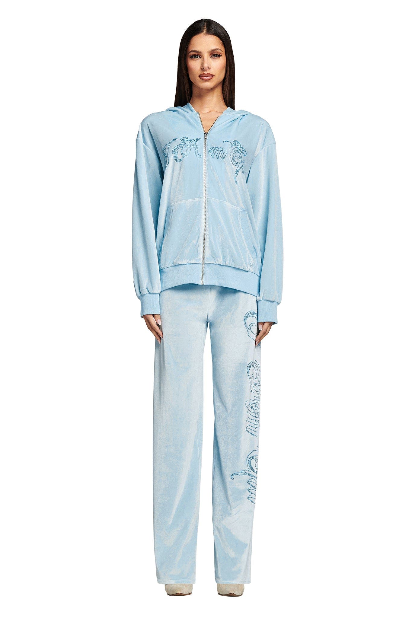 DARIA TRACKPANT - BABY BLUE