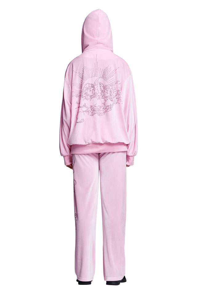 DARIA HOODIE  - BABY PINK