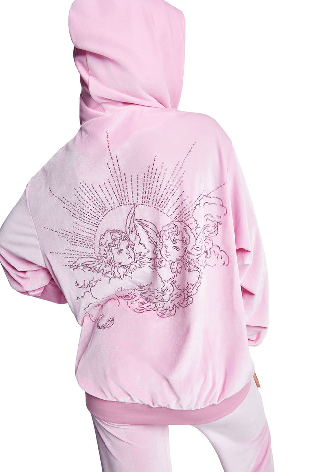 DARIA HOODIE  - BABY PINK