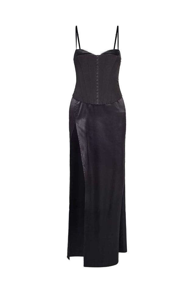 FRIELLA MAXI DRESS - BLACK