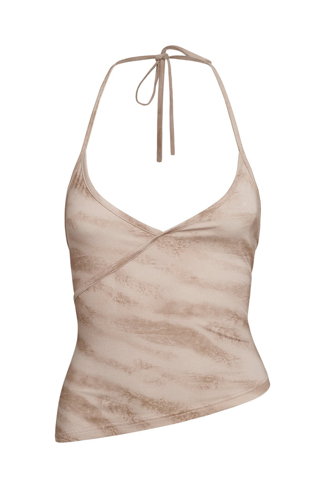 JOLENE TOP - NEUTRAL : TIE DYE