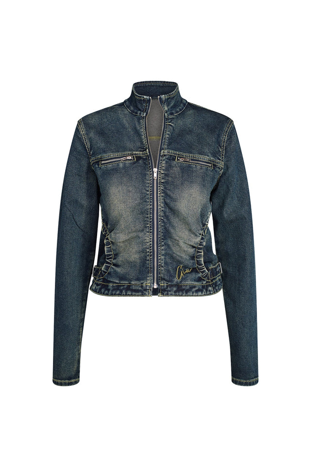 NYKKO JACKET - BLUE : DENIM BLUE