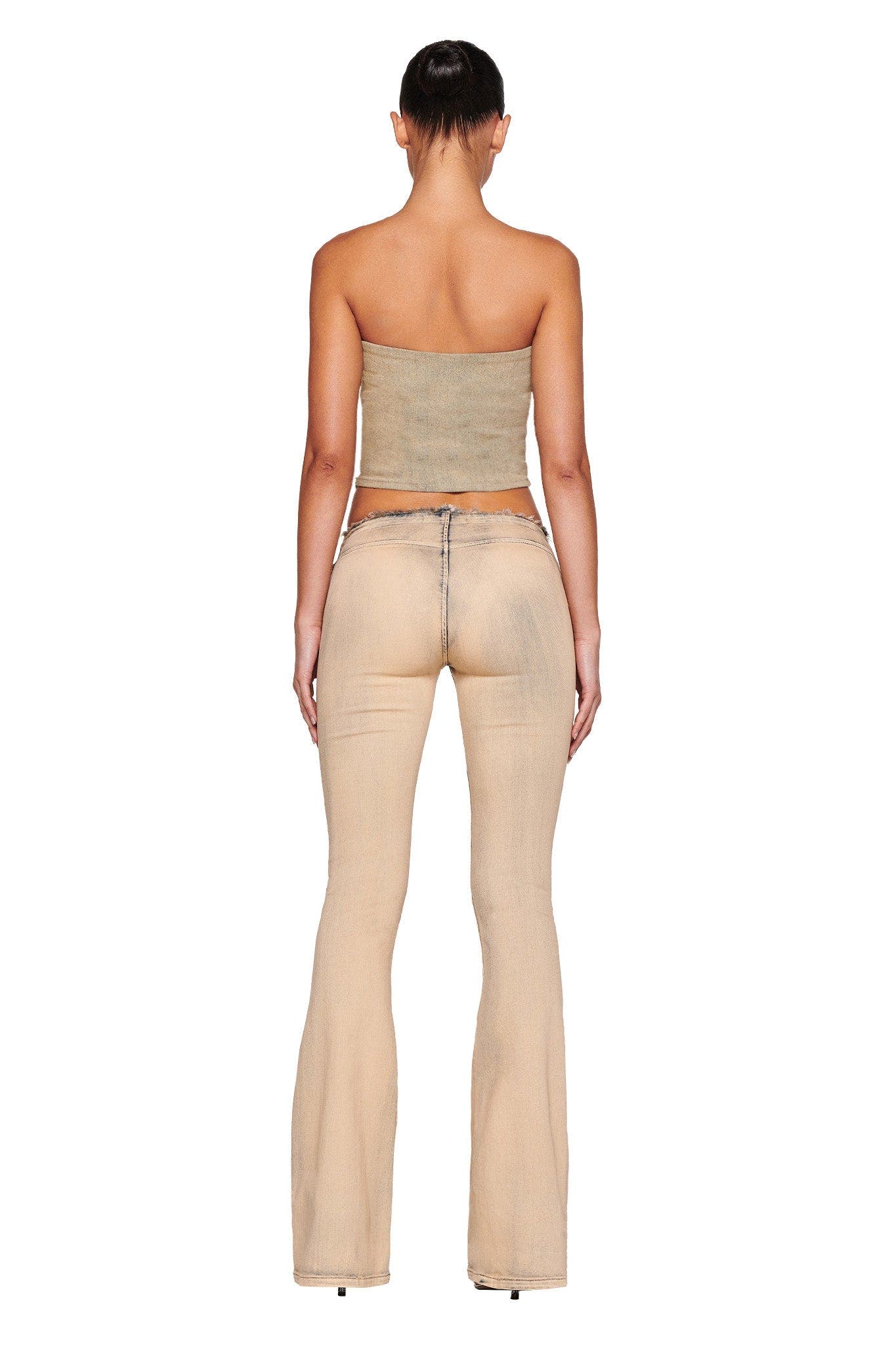 NEAVAH DENIM PANT - NEUTRAL : TAN