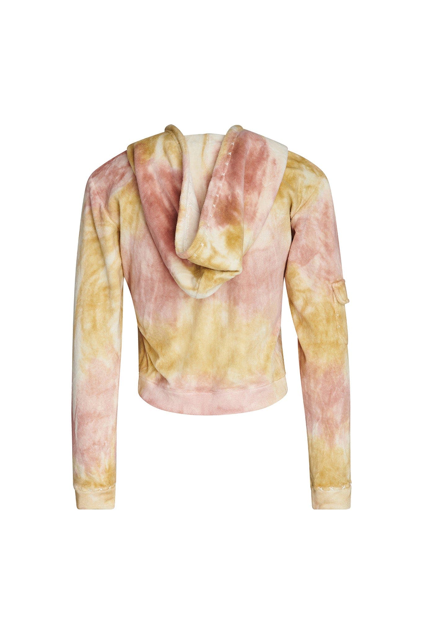 NARELLA VELOUR JUMPER - NEUTRAL : TIE DYE