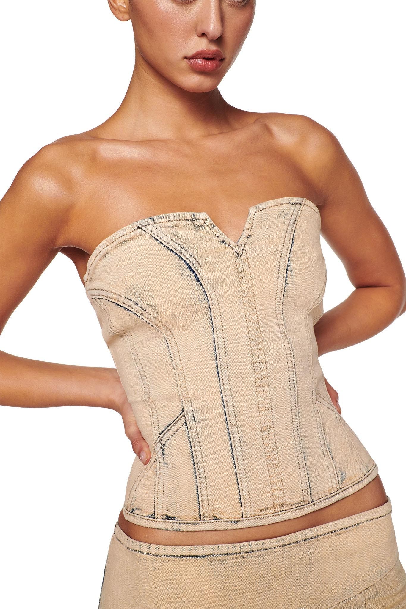 FARAH CORSET - NEUTRAL : TAN