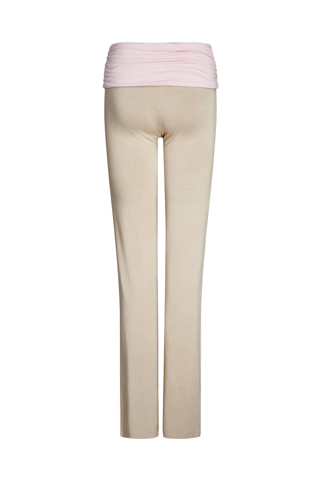 JANNIS PANT - NEUTRAL : TAN/PINK