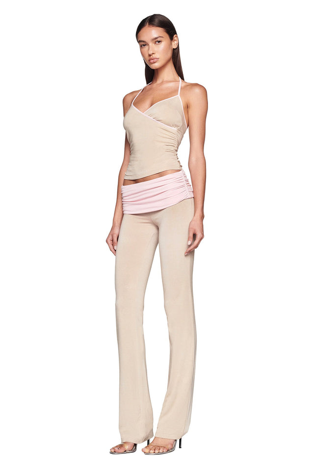 JANNIS PANT - NEUTRAL : TAN/PINK