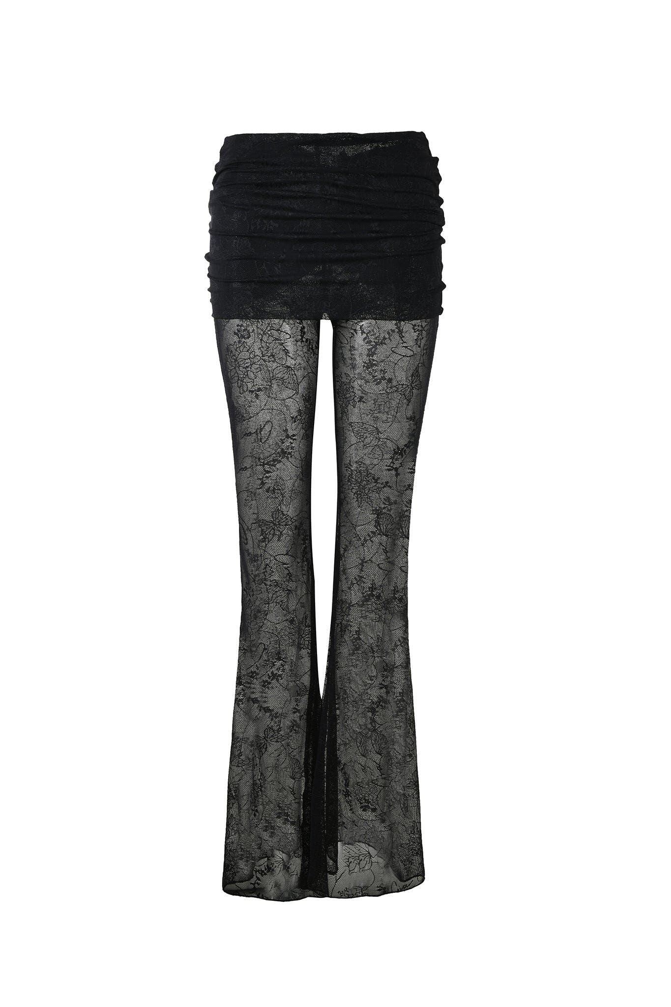 NALLIAH PANT - BLACK : LACE