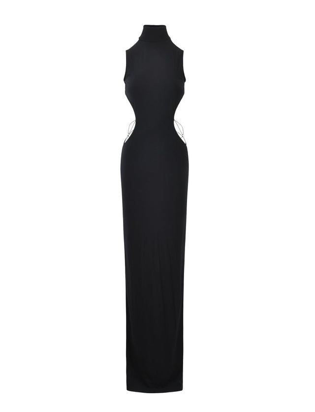 LARISA MAXI DRESS - BLACK