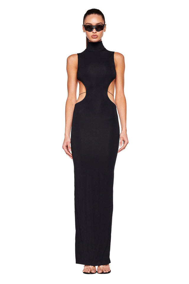 LARISA MAXI DRESS - BLACK