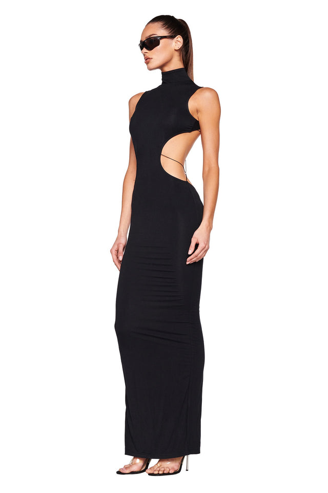 LARISA MAXI DRESS - BLACK