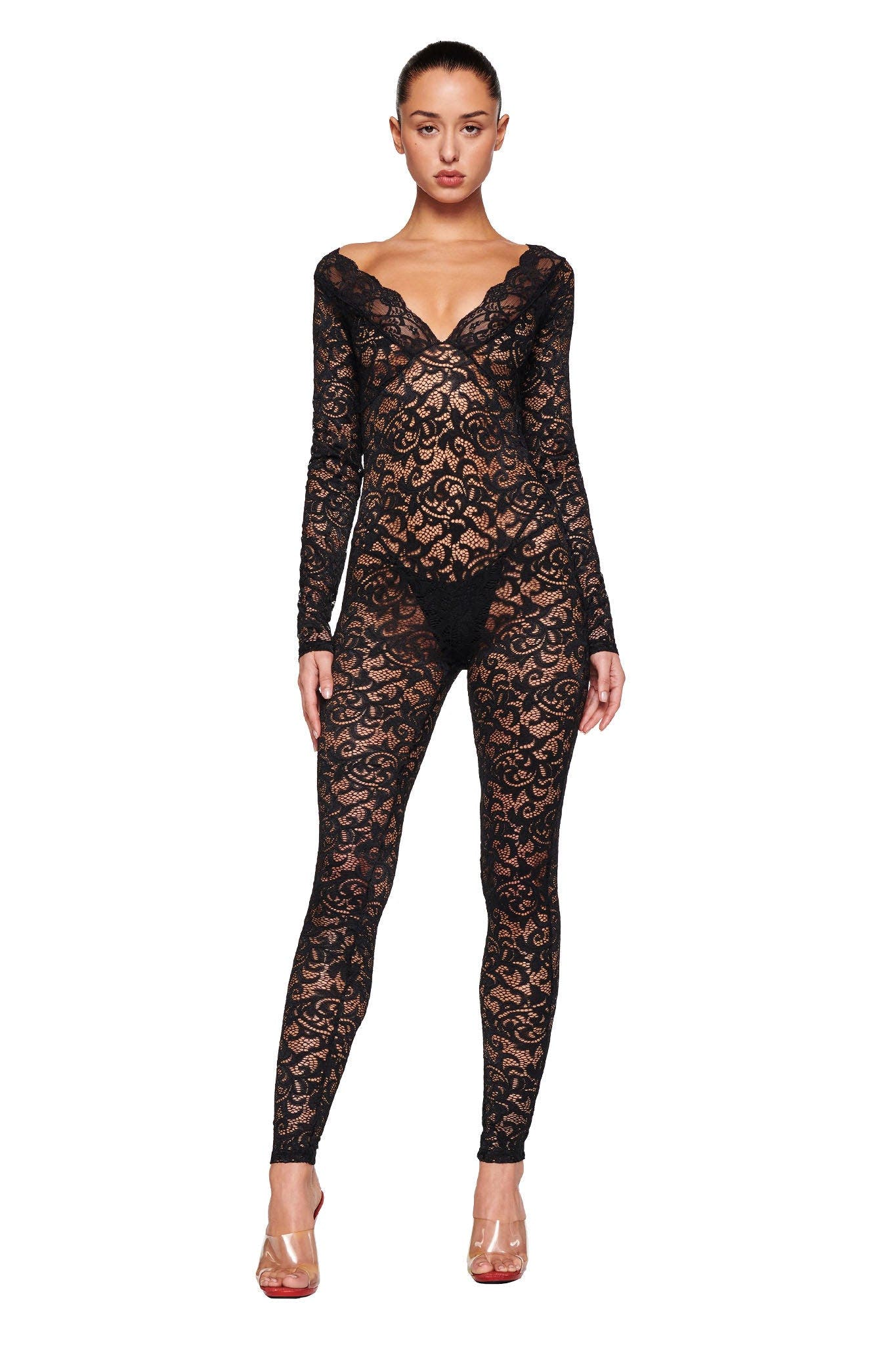 GEMMA CATSUIT - BLACK