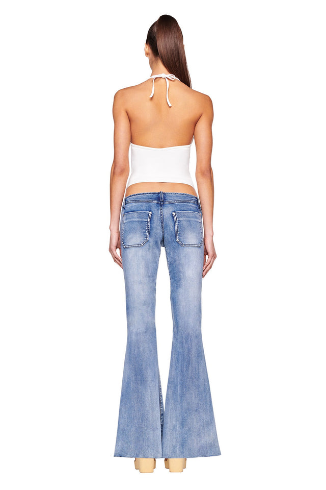 LILU JEANS - BLUE : DENIM BLUE