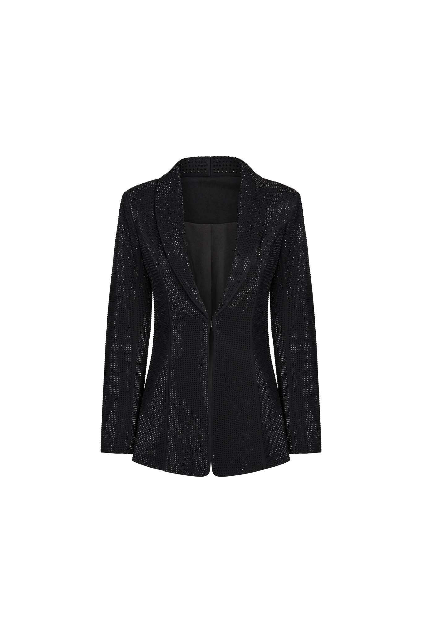 MARIAH BLAZER - BLACK : DIAMANTE