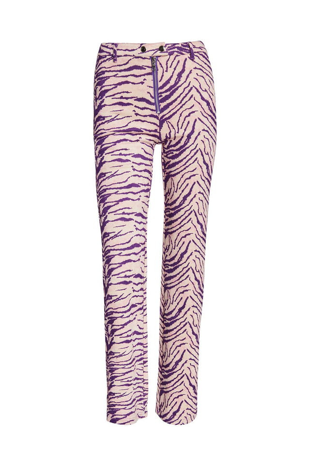 KIKI PANT - PURPLE : ZEBRA