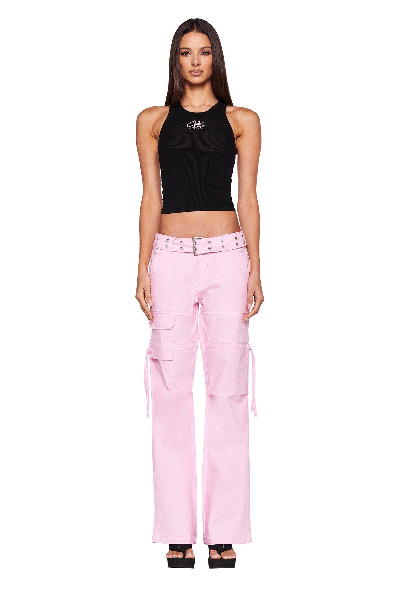 NAIMA CARGO PANT - PINK BABY