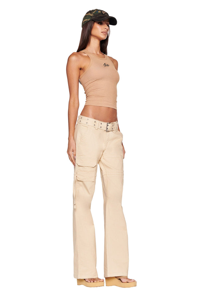 Gia Cargo Pants - Tan