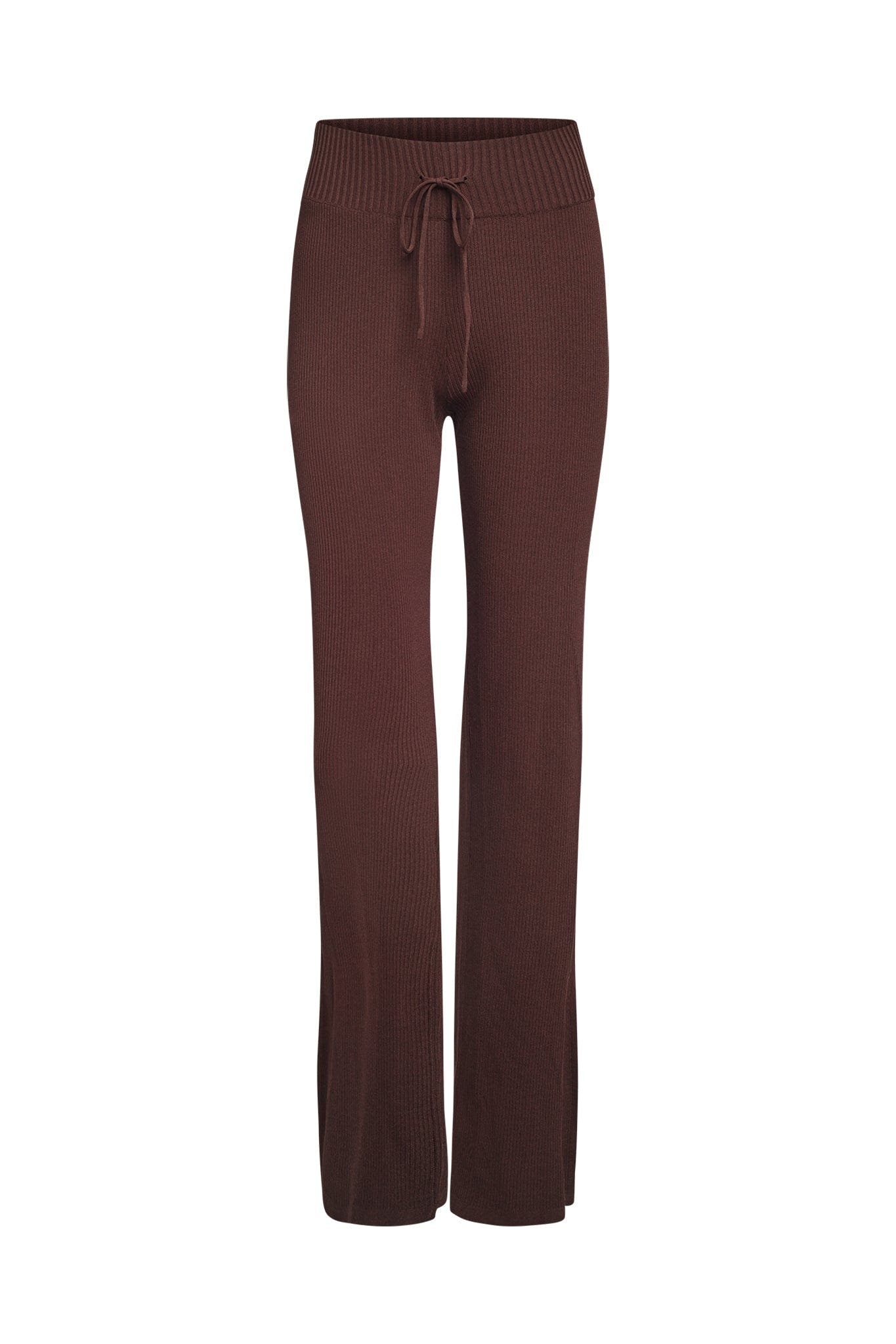 THEA KNIT PANT - BROWN