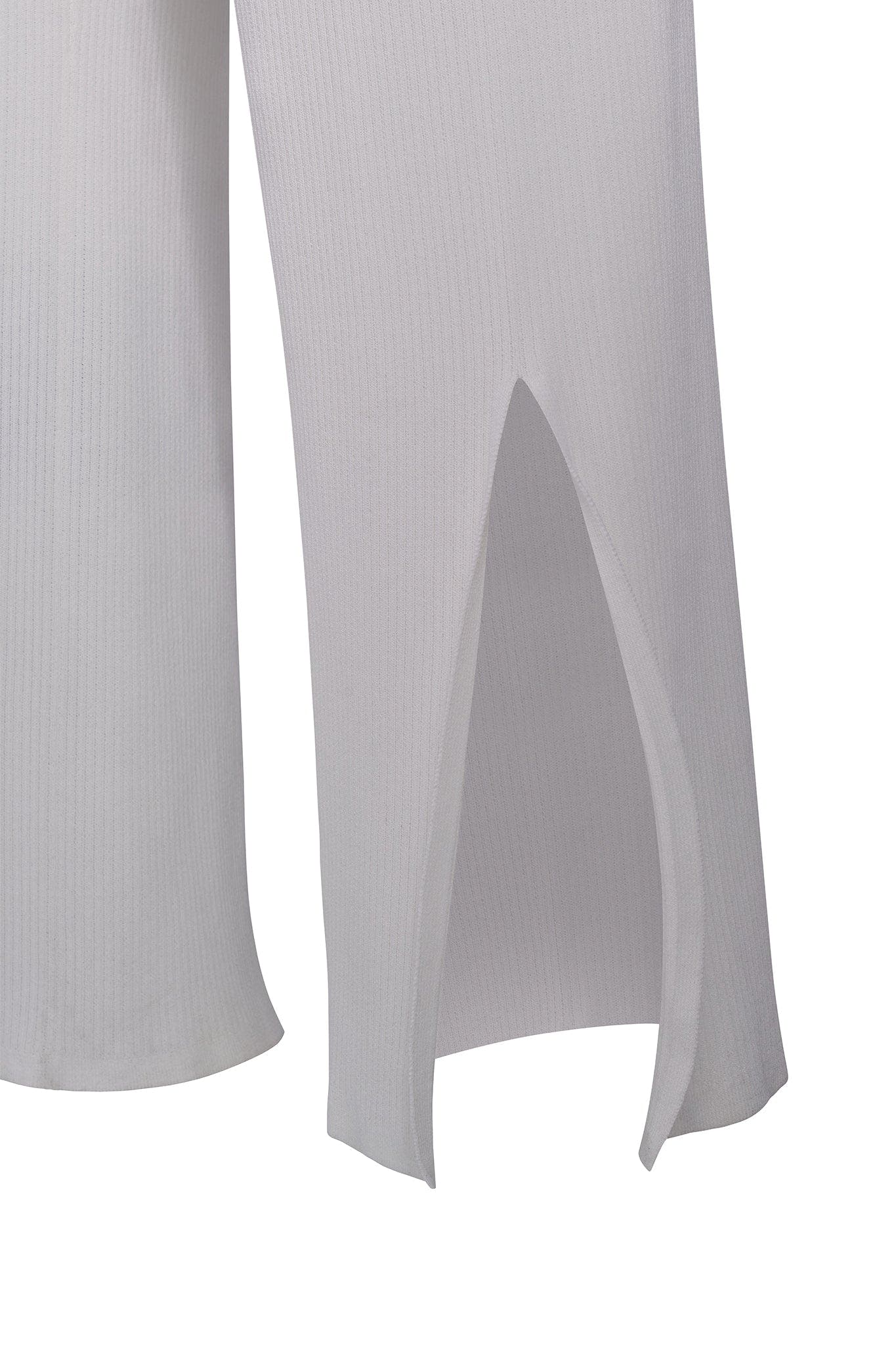 THEA KNIT PANT - WHITE