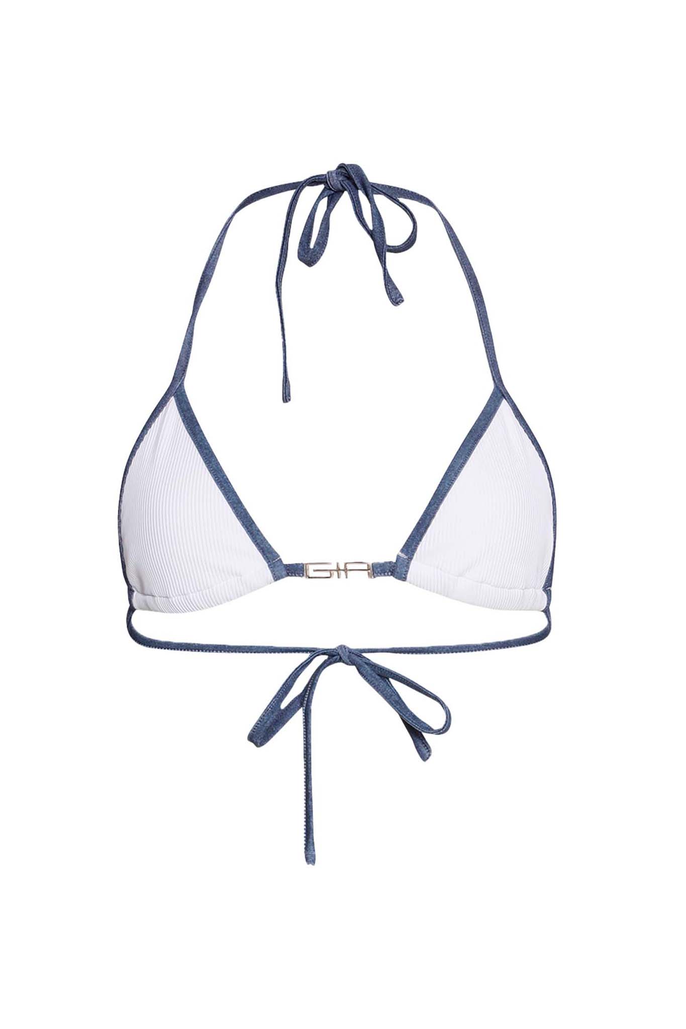 AVA BIKINI TOP - BLACK : MONOGRAM – I.AM.GIA North America