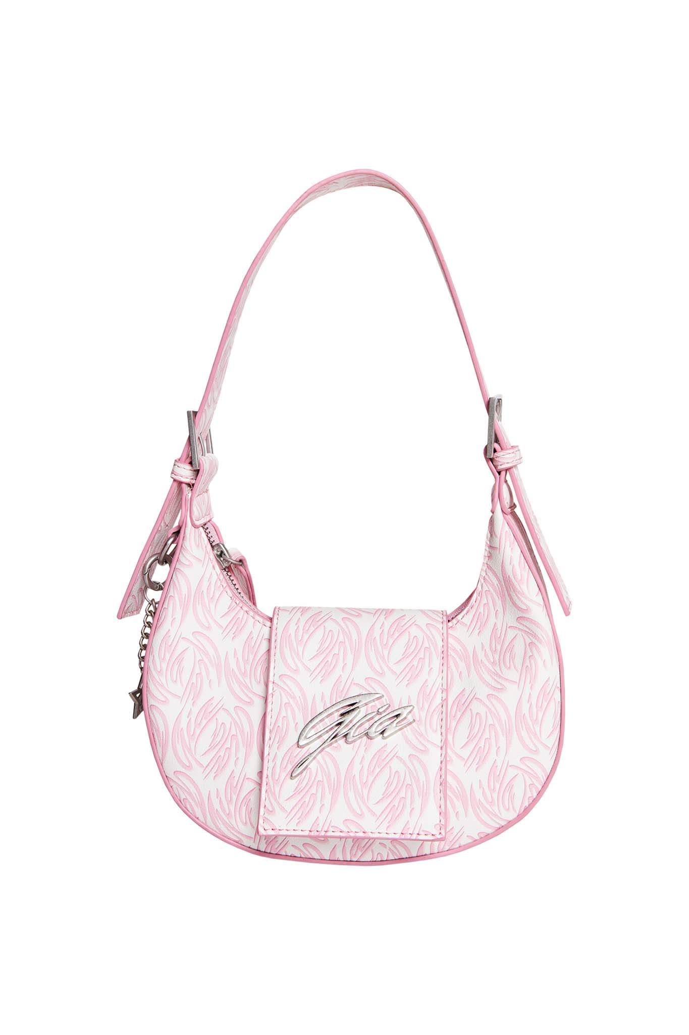 pink strap bag