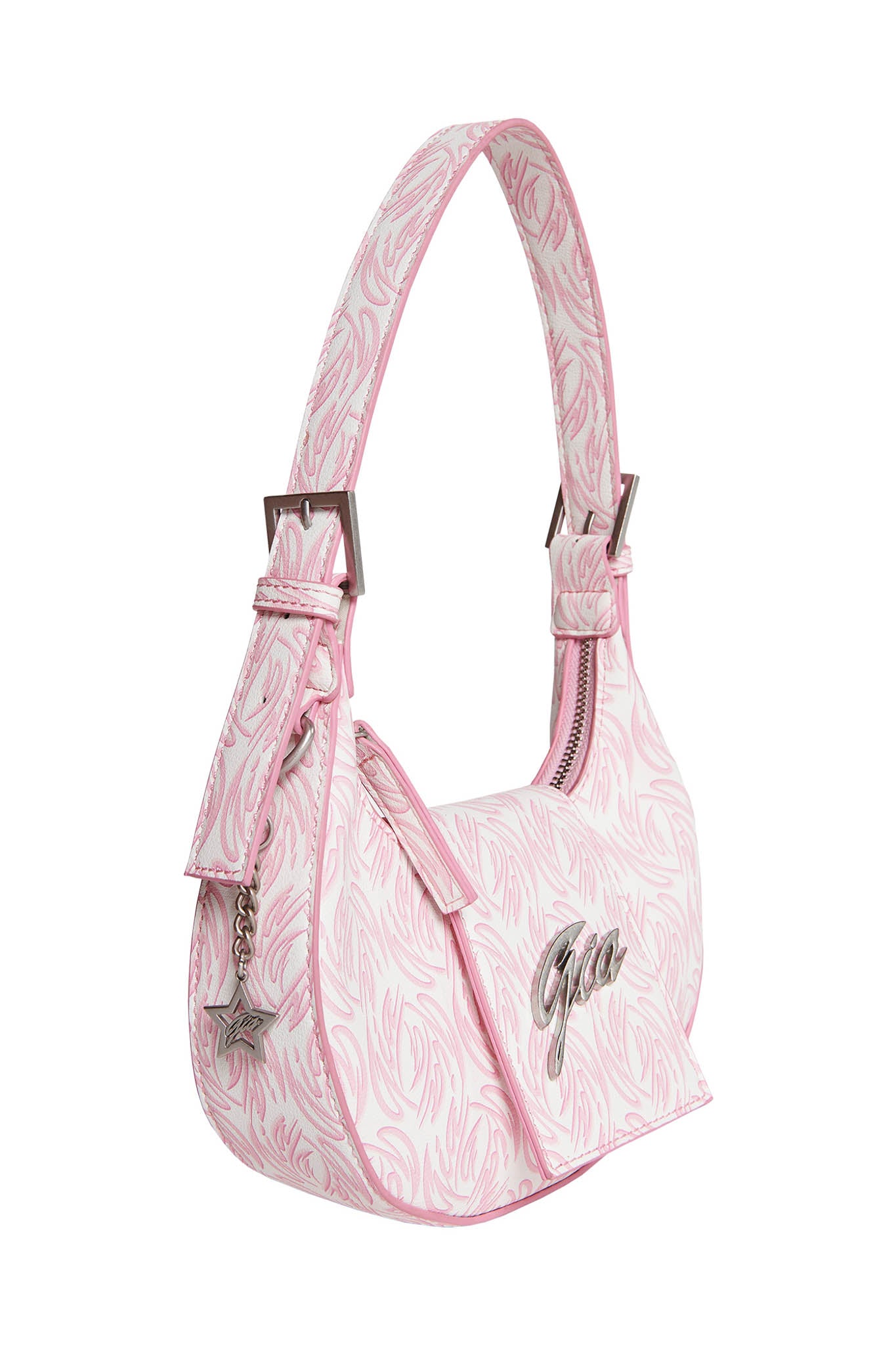 TIA BAG - PINK : MONOGRAM – I.AM.GIA North America