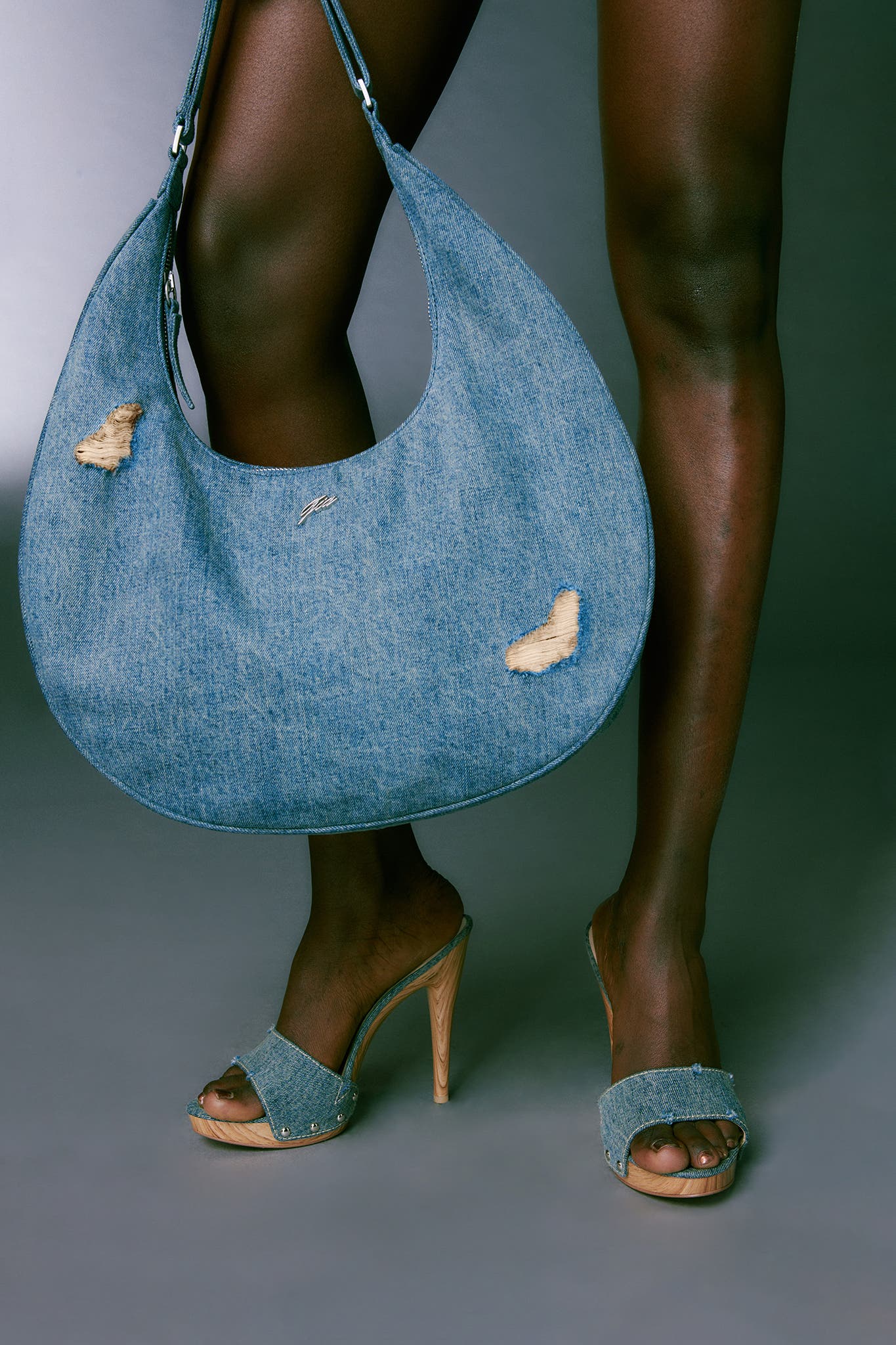 NICKY BAG - BLUE : DENIM