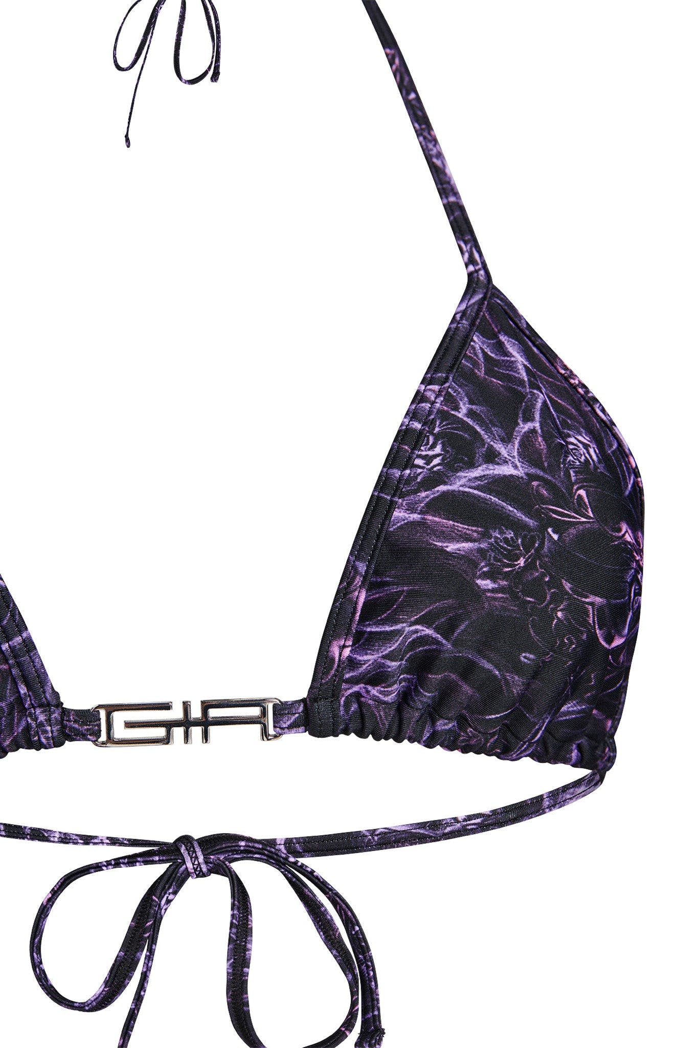 AVA BIKINI TOP - BLACK : GRAFFITI