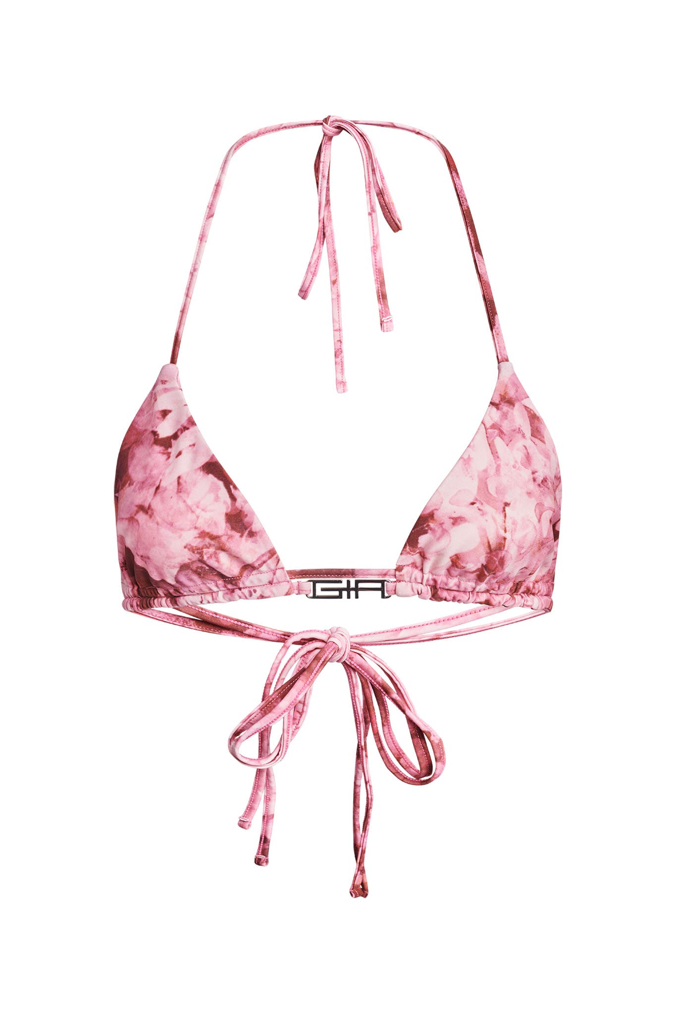 NIKYTA BIKINI TOP - PINK : FLORAL : SAKURA