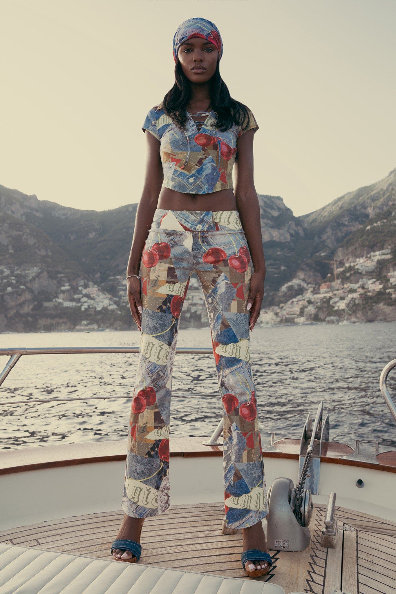 PIA PANT - CHERRY PRINT