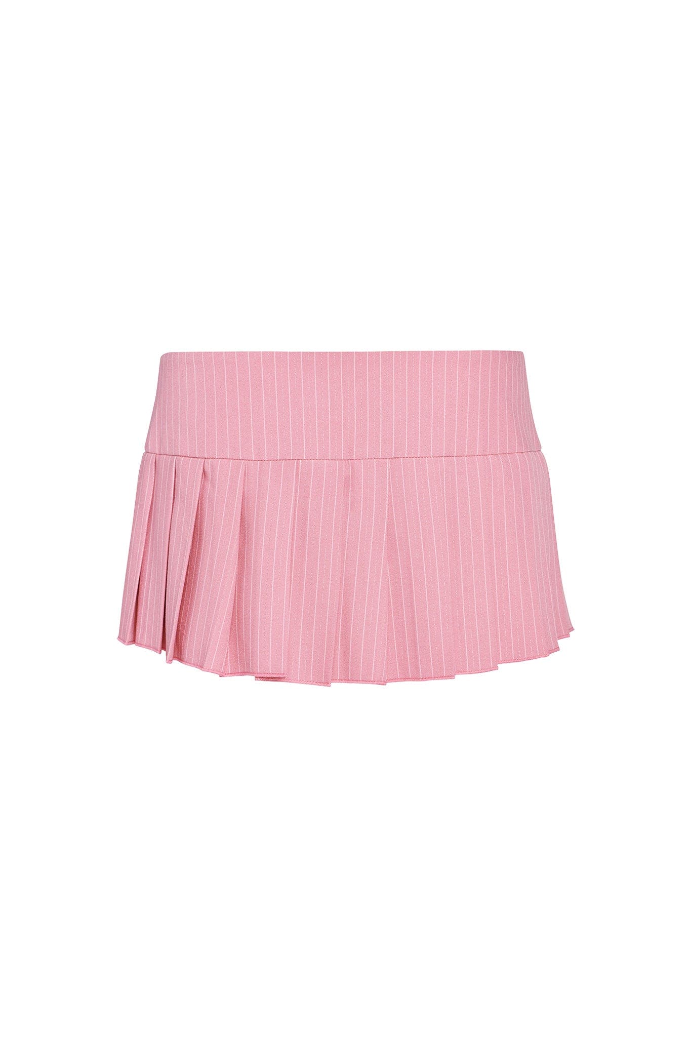 REMINI SKORT - PINK PINSTRIPE