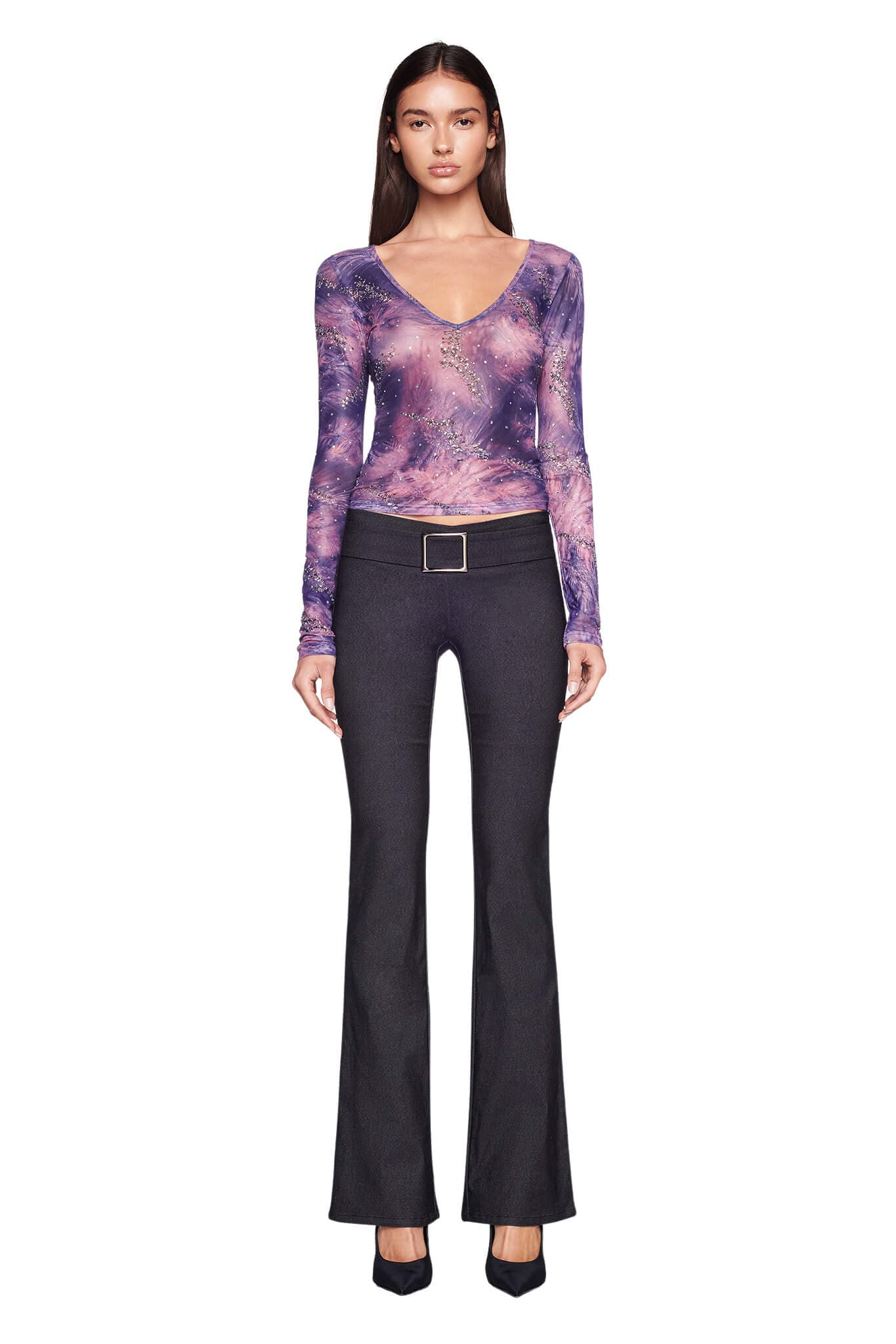 AMARA TOP - PURPLE : PURPLE GLOAM