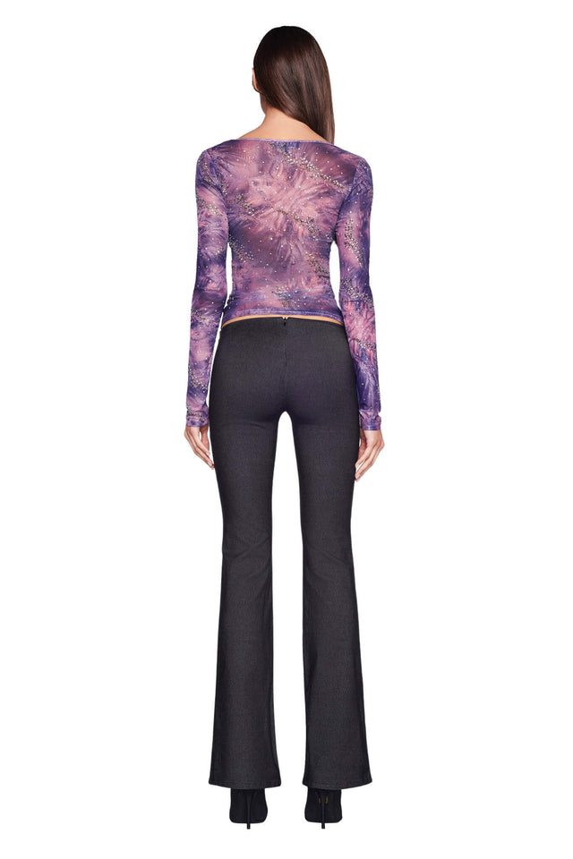 AMARA TOP - PURPLE : PURPLE GLOAM