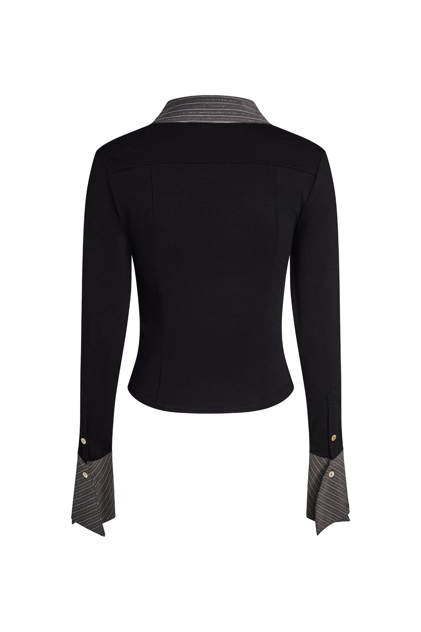 SHARAH TOP - BLACK : GREY – I.AM.GIA North America