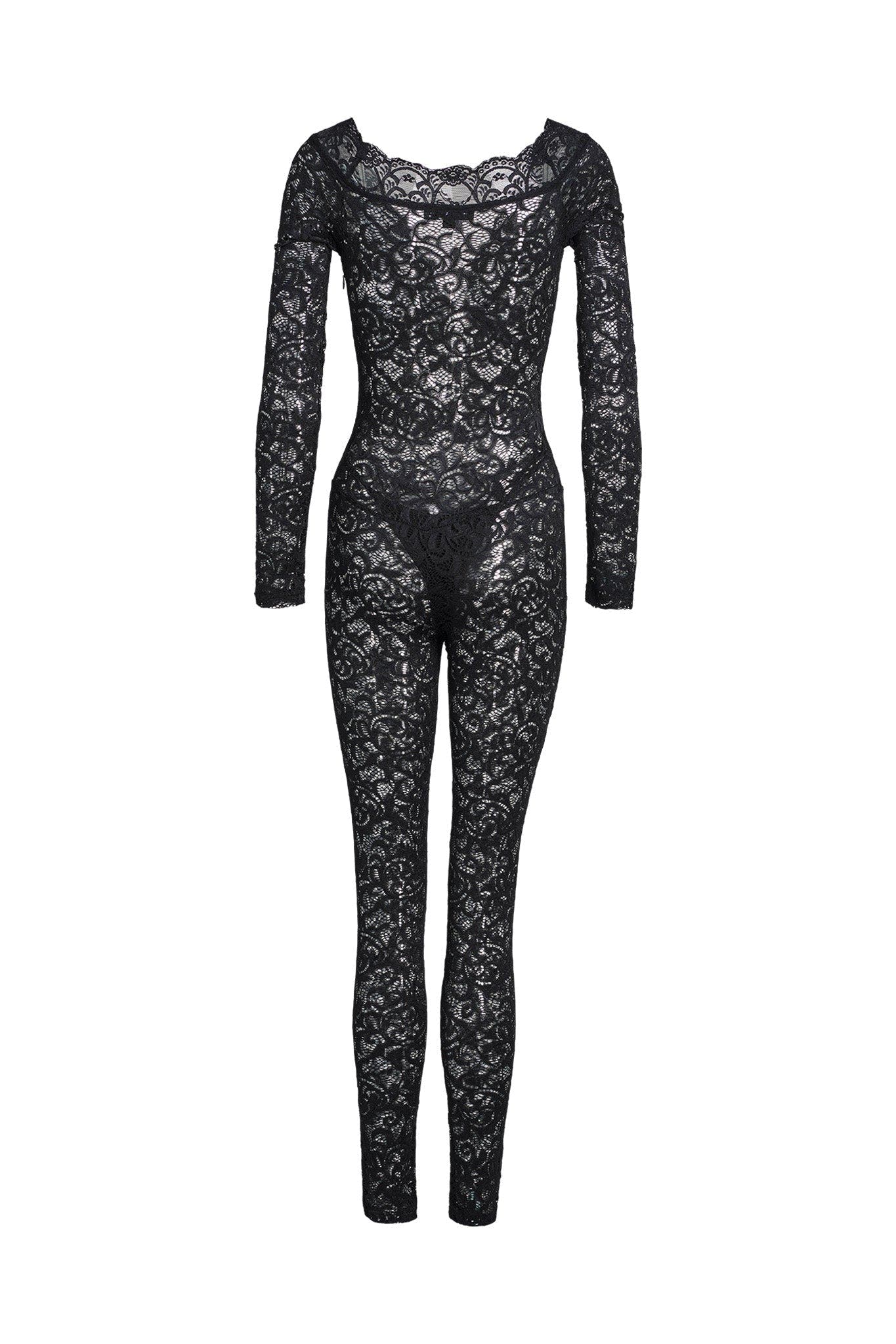 GEMMA CATSUIT - BLACK