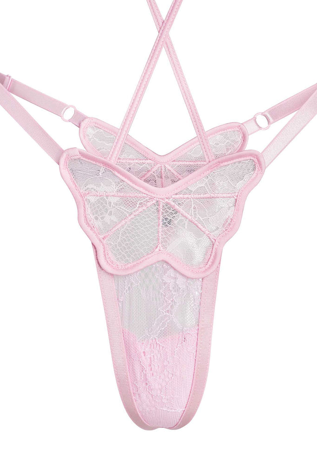 INDISSA BODYSUIT - PINK : LIGHT PINK