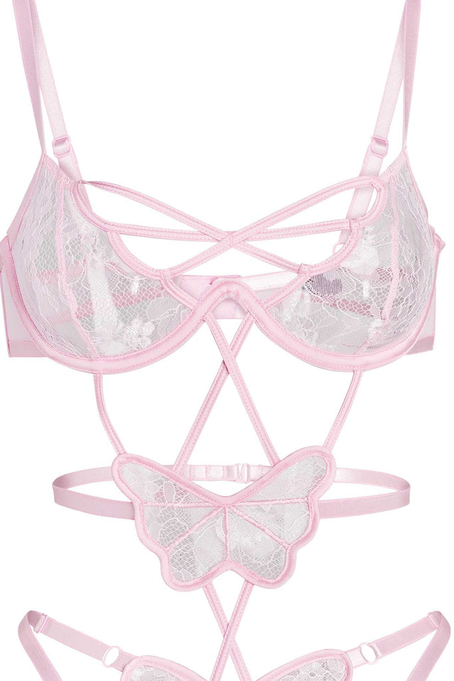 INDISSA BODYSUIT - PINK : LIGHT PINK