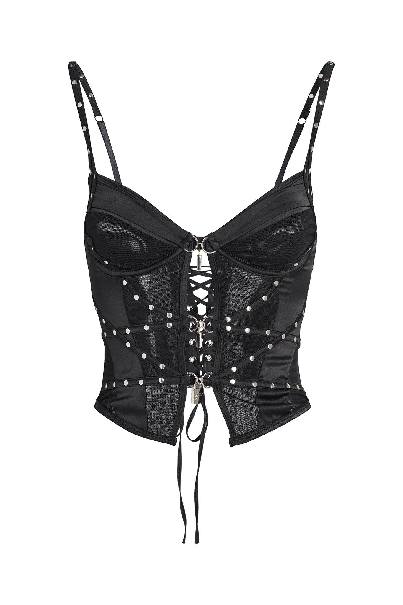 RENNATA BUSTIER - BLACK