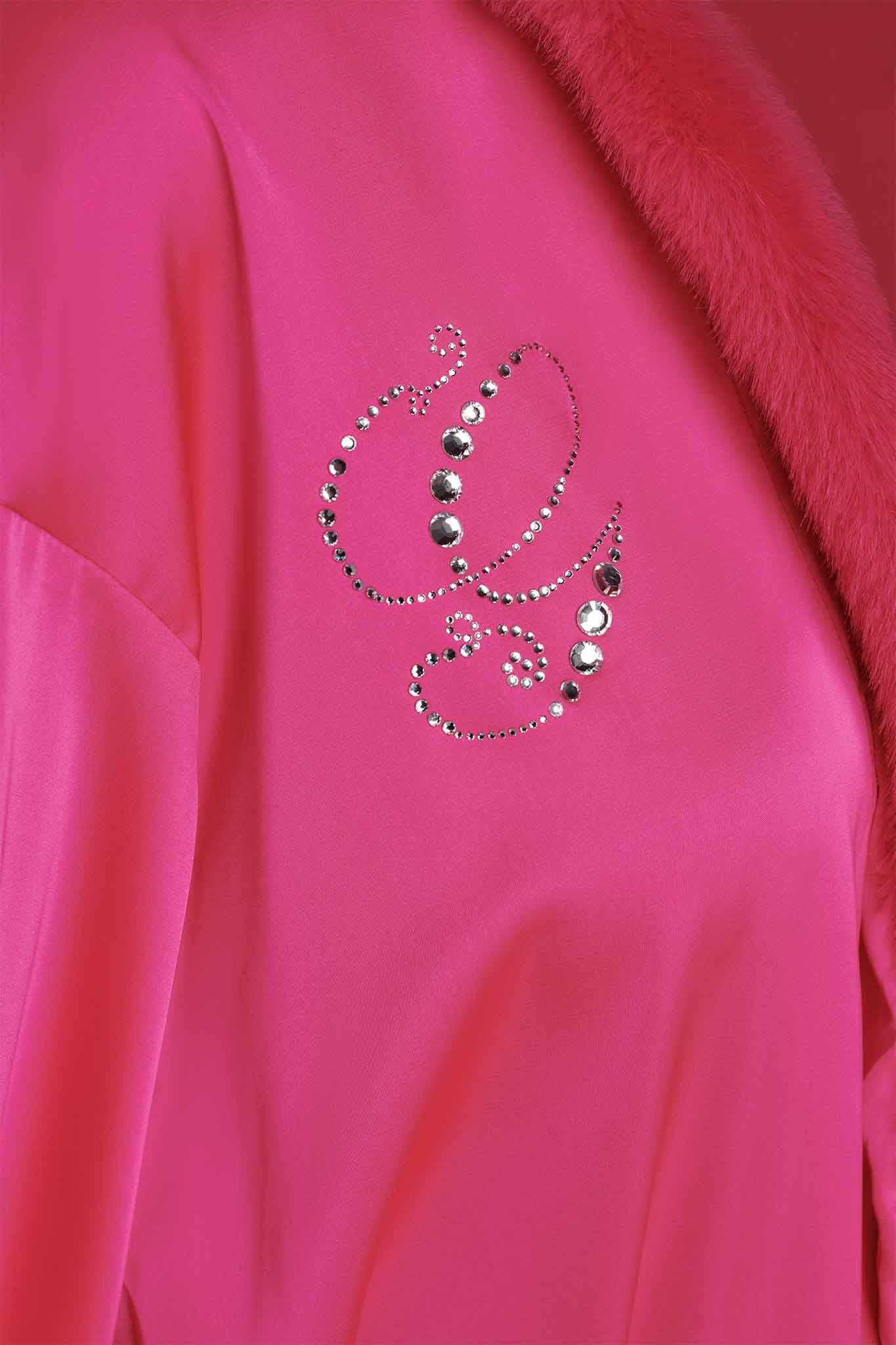 LARSA SLEEP ROBE - PINK : HOT PINK