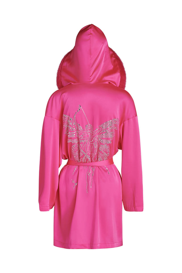 LARSA SLEEP ROBE - PINK : HOT PINK – I.AM.GIA North America