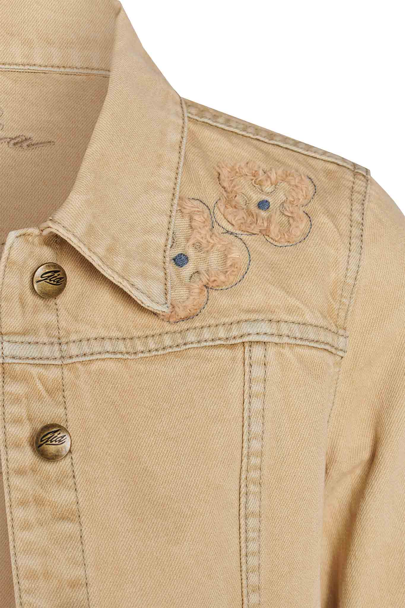 FAUNA JACKET - BEIGE : TAN DENIM