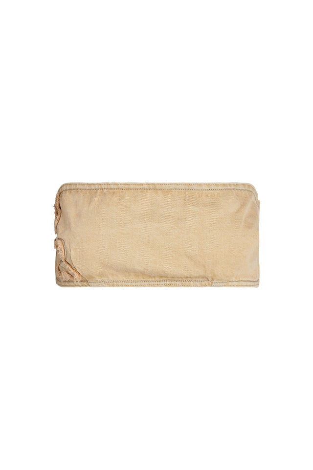 FAUNA BANDEAU - BEIGE : TAN DENIM